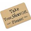 Plancholo Take Your Shoes Off Please - Zerbino per interni ed esterni, per ingresso, ingresso e ingresso, 50 x 80 cm, colore: Marrone