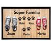 NANNUK Baby creations NANNUK - Zerbino personalizzato in gomma Famiglia 2 + Dog 3
