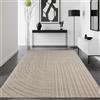 VIMODA Tappeto moderno a pelo corto, stile Boho, per soggiorno, camera da letto, sottile, con effetto 3D, facile da pulire, colore: tortora, dimensioni: 80 x 150 cm