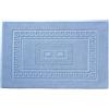 SpazioTessile Tappeto Bagno Scendi Doccia Spugna cm 45x60-60x90-60x120-60x180 Cotone Greca Made in Italy (Azzurro, 60x180)