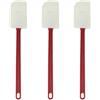 TOP-MAX Set di 3 spatole in silicone, 40 cm, resistenti al calore, antiaderenti, utensili da cucina per cucinare, cuocere e mescolare (taglia L)