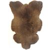 FURRYMAN Pelli di agnello naturale senza cromo, medie dimensioni (110 x 55 cm), in pelle di pecora marrone, copriletti e decorazioni per divano, poltrona, pelle di pecora (marrone naturale)