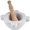 MACHIERALDO Mortaio Machx in marmo con pestello legno 20 [MACHX]