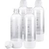 Rosenstein & Söhne mini soda spruzzatore: PET bottle for Dispenser di bevande, 1 litro, senza BPA (soda-sprudler con bottiglie d'acqua, beverage sparkling, cilindro)
