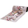 SaRani Tappeto Passatoia da Cucina con Stampa Digitale Fondo Antiscivolo Gommato in PVC (Carretto con fiori, 250x50 cm)