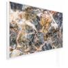 Könighaus pannello riscaldante a infrarossi - 600 Watt | 5 anni di garanzia | Doppia protezione surriscaldamento | Corpo ultrapiatto per 8-16 m² | Colore cornice: bianco | Motivo: 08. Pietra naturale