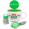 Friends Amici TV Show Mug Stencil Accessori Central Perk Cappuccino Cup One Size