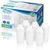 Aqualogis UniX - Cartuccia filtro acqua compatibile con Brita Classic, Dafi, PearlCo, Mavea 107007, AquaOptima RUF916, confezione da 6