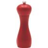 Bisetti Macina Pepe Manuale Rimini in Legno di Faggio Laccato Burgundy 18 cm, Macinino Manuale Pepe con Macina in Acciaio Temprato, Trita Pepe Resistente, Elegante e Made in Italy - BISETTI (Burgundy Opaco)