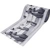 SaRani Tappeto Passatoia da Cucina con Stampa Digitale Fondo Antiscivolo Gommato in PVC (Gatti Fashion, 200x50 cm)