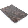 Generic Tagliere in pietra, piatto da portata, tagliere da cucina, piano in pietra, sottobicchieri, 2 misure (Himalaya lucido, 30 l x 20 B)