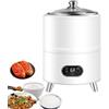 QYOEGSQ Yogurtiera Commerciale,Macchina for la Fermentazione Automatica dello Yogurt da 400W con Controllo del Tempo e della Temperatura,Fermentatore Elettrico for Incubatrice for Yogurt Domestica da 8L/12L(W