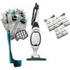 DIERRESTORE Aspirapolvere -FOLLETTO- VK150 NUOVA + Spazzola E Sottospazzola HD50 - MOTORE da 60.000 giri/min ULTRA POTENTE - COMPRESI DI 6 SACCHETTI COMPATIBILI + SPATOLA BIMBY COMPRESA