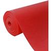Hamankim Tappetino per corridoio di nozze Tappeto rosso per passerella 2 mm di spessore Tappeto antiscivolo per passerella da sposa per la festa di nozze Ballo di fine anno Decorazione esterna di Natale ( Size