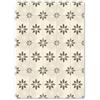 Panorama Tappeto in Vinile - Tappeti in PVC Grandi - Tappeto da Cucina, Corridoio e Soggiorno - Modello Vera Beige 100x140 cm