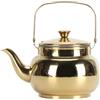 Qcwwy Bollitore da tè da Piano Cottura, Mazzo in Acciaio Inossidabile Infuser Infuser Design Acqua Calda Colcetta Rapida Telefera da Coda da Whistling Tea Kettle per (1.5l lucido)