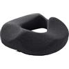 Marchfunny Comodo cuscino in memory foam per supporto del coccige con tessuto centrale cavo traspirante e design non piatto per sedersi a lungo (grigio scuro (vestiti))