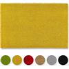 Carpido Zerbino in cocco antiscivolo - 40 x 60 cm giallo - Fibra naturale sostenibile per esterni coperti - 100% cocco - Tappetino per ingresso