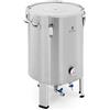 Royal Catering Fermentatore per Birra a Tronco Conico Fermentatore Birra Inox RCBM-60CF (Acciaio Inox, 60 l, 0-40 °C)