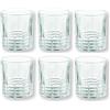 BRANDANI Bicchiere tumbler acqua whisky Linee set 6 pezzi vetro 300 ml