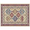 SpazioTessile Tappeto Arredo Cotone Leggero Antiscivolo Motivo Persiano 3 Colori 11 Misure 01P (Beige, 60x140)