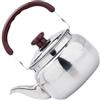 IMIKEYA Teiera Con Fischio Per Stufa Teiera In Acciaio Inox 500 Ml Teiere Per Stufa A Gas Pentola Di Acqua Bollente Con Manico Ergonomico Per Cucina A Induzione Elettrica