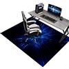 Mineliste Tappeto Sedia Gaming 130 x 150 cm, Ufficio Protettore del Pavimento, Tappeto Salvapavimento Antiscivolo, Tappeto per Sedia con Ruote, Tappetino per Sedia da Scrivania per Parquet e Pavimenti Duri