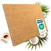 casa pura Tappetino in cocco di alta qualità tappeto in fibra naturale ottimo zerbino per interni ed esterni tappetino d'ingresso resistente e assorbente molte dimensioni spessore (Natura 17 mm, 100 x 200 cm)