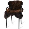Decorating Sheepskins Premium vera pelliccia di pecora australiana, marrone, 90 x 60 cm [4-6 cm di lana], per sedia, inodore, vera pelliccia di agnello, tappeto in agnello per il divano, pelli di