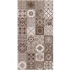 Panorama Tappeto Vinile - Modello Idraulico Nijar Marrone 40x80 cm - Varie Dimensioni - Tappetino Lavabile per la Cucina - Passatoia PVC Antiscivolo