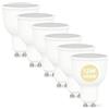 TOT ELECTRIC 6PZ Faretto attacco GU10 12W lampadina led per portafaretto incasso luce bianca naturale calda ALTA LUMINOSITA' (Luce Naturale)