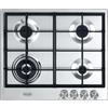 De'Longhi De Longhi NSL460X - Piano cottura a gas da 60 cm, 4 Fuochi, Inox