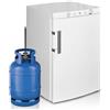 SMETA Frigorifero a gas con congelatore, da campeggio, 12 V, 230 V, a gas, per roulotte, frigorifero, auto, 12 V, 230 V, GAS LPG 97, per camper, campeggio, camper, camper, garage, silenzioso, 0 dB