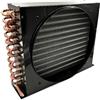 Generico Condensatore for frigorifero congelatore con ventola Tubo in rame Evaporatore for radiatore quadrato aletta in alluminio raffreddato ad aria 1PC(3 4HP thick 5.4)