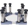 RPXHZLKTM Base regolabile, Base regolabile for frigorifero for lavatrice, dimensioni regolabili da 47,5 a 63 cm