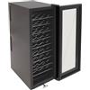 YyanLAK Frigorifero per vino, 140 W, con porta in vetro, frigorifero indipendente, per la conservazione del vino in soggiorno, uffici, cucine