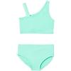 Amazon Essentials Set Bikini Due Pezzi Monospalla Bambine e ragazze, Conchiglie Rosa Acceso, 11-12 anni