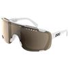 POC Occhiali da sole unisex Devour Mid White/Clarity Trail/Partly Sunny Silver, taglia unica