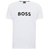 HUGO BOSS Boss Maglietta da Uomo RN Beach_T_Shirt, Bianco 100, L