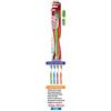 Cura Farma Curadent Spazzolini Con Setole In Nylon Con Cappuccio Protettivo E Impugnatura Antiscivolo 12 Pezzi Colori Assortiti - 300 g