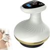 Vulaop Massaggiatore elettrico 4 in 1 con terapia del calore, ventosa a vuoto e gua sha, 9 livelli di riscaldamento e funzione di aspirazione, massaggiatore anticellulite per addome, gambe e glutei