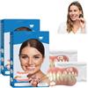Generico set dentiera in silicone, kit dentiera morbida, dentiera a scatto, dentiera comfort, kit dentiera in silicone, kit dentiera morbida per uomini e donne (2pcs)