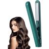 higyee Piastra Per Capelli E Arricciacapelli Portatile - Piastra Per Capelli Senza Fili In Ferro Pi-atto 2 In 1 | Piastra Per Capelli In Ferro Arricciacapelli Senza Fili In Ceramica Per Donne (Verde)