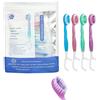 Generic Set 5 In 1 Di Spazzolino Da Denti, Filo Interdentale, Puliscilingua E Stuzzicadenti, Spazzolino Monouso 5 In 1, Igiene Orale Portatile Per Viaggi E Lavoro, Spazzolini Monouso Da (Mix 1pcs)