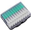 FJOADNVM Scovolini 40/120 pezzi Spazzolino interdentale in silicone for pulire le fessure dei denti Stuzzicadenti dentali(Green 40Pcs)