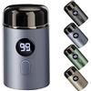 Generico SaveEdge Technology, IPX7 Impermeabile per Viso Corpo e Parti Intime, Rasoio Elettrico Uomo Mini Portatile, Wet & Dry USB Ricaricabile, Tecnologia Anti-Taglio, 60 Minuti Autonomia (Blu)
