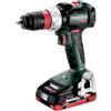 Metabo Trapano Avvitatore a Batteria BS 18 LT BL Q (602334800) Valigetta di plastica 18 V 2 x 4 Ah LiHD + ASC 55, Colore:, Size