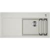 BLANCO ETAGON XL 6S | Lavello in granito bianco morbido | Tipo di montaggio: montaggio superiore | per armadi base larghi 60 cm | concetto di sistema con guide ETAGON versatili | [100 x 51 x 20,2 cm]