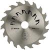 Bosch 1x Lama per Sega Circolare Precison (per Legno, Ø 140 x 2.5/1.5 x 20/12.75 mm, 18 Denti, ATB, con 1x Anello di Riduzione 12.75 mm, Accessori Seghe Circolari)