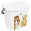 Curver Scatola Quadrata con Coperchio Multiboxx, per Cibo per Cani